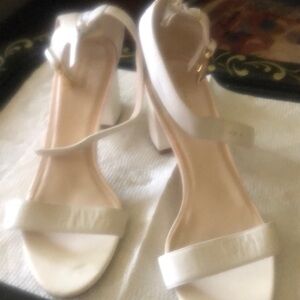 White block heels - 9M